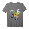 Kinder Geburtstag 6 Jahre Dinosaurier Monster Truck T-Shirt für Jungen und Mädchen – Langlebig und cooles Geburtstagsgeschenk
