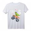 Kinder Geburtstag 6 Jahre Dinosaurier Monster Truck T-Shirt für Jungen und Mädchen – Langlebig und cooles Geburtstagsgeschenk