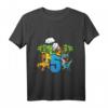 Kinder Geburtstagsshirt 5 Jahre Junge Dinosaurier Dino Geschenk T-Shirt – Lustiges Dino Motiv für Geburtstage, Weihnachten & Einschulung