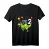 Kinder 2. Geburtstag Dino T-Shirt - Lustiges Geburtstags-Shirt mit Dinosaurier Motiv, klassisch geschnitten