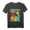Kinder 4 Jahre alt Geburtstag Junge Dinosaurier Party Dino T-Shirt - Lustiges Geschenk für Dino-Liebhaber und Geburtstagskinder