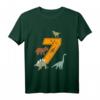 Kinder Geburtstagsshirt 7 Jahre Junge Dinosaurier Dino T-Shirt - Perfekt für Dino-Geburtstag & Dino-Fieber