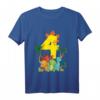 Kinder 4 Jahre Geburtstag Junge Dinosaurier Party Dino Ich bin 4 T-Shirt – Lustiges Geburtstagsgeschenk für Dino-Liebhaber