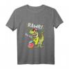 Kinder Dino Shirt zum 4. Geburtstag - Lustiges T-Rex Dinosaurier Jungen T-Shirt für Geburtstagsfeier & Kindergarten