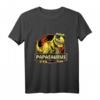 Papa Shirt Papasaurus T-Rex Dinosaurier Geburtstag - Lustiges Matching T-Shirt für Papa, Familie & Dino-Fans