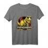 Papa Shirt Papasaurus T-Rex Dinosaurier Geburtstag - Lustiges Matching T-Shirt für Papa, Familie & Dino-Fans