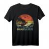 Mama Dinosaurier Mamasaurus 2 Zwei Kinder T-Shirt – Originelles Geschenk für Muttertag, Geburtstag, Weihnachten & Schwangerschaftsankündigung