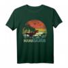 Mama Dinosaurier Mamasaurus 2 Zwei Kinder T-Shirt – Originelles Geschenk für Muttertag, Geburtstag, Weihnachten & Schwangerschaftsankündigung
