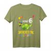 Kinder Dinosaurier T-Shirt zum 6. Geburtstag für Jungen und Mädchen – Klassisch geschnitten, doppelt genähter Saum