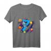 Kinder 7. Geburtstag Astronaut T-Shirt für Jungen & Mädchen – Weltraum, Planeten & Galaxien Geschenkidee
