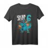 Kinder Geburtstagsshirt 6 Jahre Junge Dinosaurier | Dino Ich Bin 6 T-Shirt - Perfekt zum Geburtstag & Dino Fan Geschenk