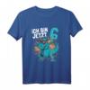 Kinder Geburtstagsshirt 6 Jahre Junge Dinosaurier | Dino Ich Bin 6 T-Shirt - Perfekt zum Geburtstag & Dino Fan Geschenk