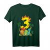 Kinder 3 Jahre Geburtstag Dino T-Shirt - Lustiges Geschenk für kleine Dino-Liebhaber zum 3. Geburtstag