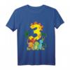 Kinder 3 Jahre Geburtstag Dino T-Shirt - Lustiges Geschenk für kleine Dino-Liebhaber zum 3. Geburtstag