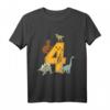 Kinder Geburtstagsshirt 4 Jahre Dinosaurier - Lustiges Dino T-Shirt für Jungen & Mädchen zum Kindergeburtstag