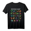 Dinosaurier-Arten Alphabet A-Z Dino ABC T-Rex Dinosaurier T-Shirt – Perfekt für Dino-Experten, Schulbeginn & Dinosaurier-Fans