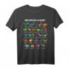 Dinosaurier-Arten Alphabet A-Z Dino ABC T-Rex Dinosaurier T-Shirt – Perfekt für Dino-Experten, Schulbeginn & Dinosaurier-Fans
