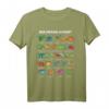 Dinosaurier-Arten Alphabet A-Z Dino ABC T-Rex Dinosaurier T-Shirt – Perfekt für Dino-Experten, Schulbeginn & Dinosaurier-Fans
