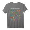 Dinosaurier-Arten Alphabet A-Z Dino ABC T-Rex Dinosaurier T-Shirt – Perfekt für Dino-Experten, Schulbeginn & Dinosaurier-Fans