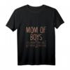 Damen Funny Motherhood Mama Geschenk - Less Drama Than Girls T-Shirt mit V-Ausschnitt für starke, humorvolle Mütter