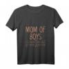 Damen Funny Motherhood Mama Geschenk - Less Drama Than Girls T-Shirt mit V-Ausschnitt für starke, humorvolle Mütter