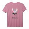 Mama Lama Blumen Sonnenbrille Geschenk T-Shirt - Lustiges Lama Tierliebhaber-Shirt für Mütter & Lama Fans