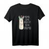 Mama Lama Braucht Kein Drama Mutter Tochter T-Shirt - Lustiges Lama Design für Muttertag, Familie & Freunde