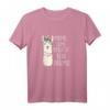 Mama Lama Braucht Kein Drama Mutter Tochter T-Shirt - Lustiges Lama Design für Muttertag, Familie & Freunde
