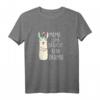 Mama Lama Braucht Kein Drama Mutter Tochter T-Shirt - Lustiges Lama Design für Muttertag, Familie & Freunde