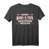 Danke Papa & Mama Dass Ich Kein Wessi Bin DDR Ostdeutscher T-Shirt – Lustiges Ostdeutschland Geschenk für Sachsen & Ostalgie Fans