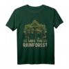 Save The Rainforest T-Shirt - Rettet Den Amazonas Geschenk für Umweltaktivisten zum Earth Day & Weihnachten
