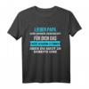 Für den besten Papa T-Shirt – Perfektes Geschenk für Vatertag & Geburtstag für den liebsten Vater