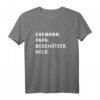Ehemann Papa Beschützer Held Vater Hero Herren Comedy T-Shirt – Perfektes Geschenk für Geburtstag, Weihnachten & Vatertag