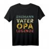 Vatertagsgeschenk Ehemann Papa Sohn Opa Männer T-Shirt - Klassisch geschnitten, doppelt genähter Saum