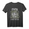 Papa Zu Sein Ist Eine Ehre Opa Zu Sein Unbezahlbar Vatertag T-Shirt – Lustiges Geschenk für stolze Väter und Opas