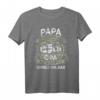 Papa Zu Sein Ist Eine Ehre Opa Zu Sein Unbezahlbar Vatertag T-Shirt – Lustiges Geschenk für stolze Väter und Opas