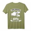 Zwillingsopa T-Shirt - Stolzer Großvater von Zwillingen, ideales Geschenk zu Weihnachten, Vatertag & Baby Party