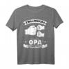 Zwillingsopa T-Shirt - Stolzer Großvater von Zwillingen, ideales Geschenk zu Weihnachten, Vatertag & Baby Party