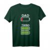 Herren Vatertag T-Shirt für Zwillinge Papa - Lustiges Geschenk für Väter von Zwillingen zu Geburtstag, Jubiläum, Weihnachten & mehr