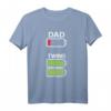 Herren Vatertag T-Shirt für Zwillinge Papa - Lustiges Geschenk für Väter von Zwillingen zu Geburtstag, Jubiläum, Weihnachten & mehr