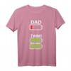 Herren Vatertag T-Shirt für Zwillinge Papa - Lustiges Geschenk für Väter von Zwillingen zu Geburtstag, Jubiläum, Weihnachten & mehr