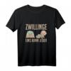 Mama von Zwillingen Baby Geburt Muttertag T-Shirt - Stolzes Zwillingsmama Geschenkidee für Geburt, Muttertag & Geburtstag