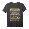 Lustiges Sternzeichen Zwillinge Geschenk Humor T-Shirt – Witziges Geburtstags- oder Weihnachtsgeschenk für Zwillinge mit Spaßfaktor
