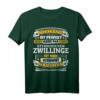 Lustiges Sternzeichen Zwillinge Geschenk Humor T-Shirt – Witziges Geburtstags- oder Weihnachtsgeschenk für Zwillinge mit Spaßfaktor