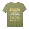 Lustiges Sternzeichen Zwillinge Geschenk Humor T-Shirt – Witziges Geburtstags- oder Weihnachtsgeschenk für Zwillinge mit Spaßfaktor