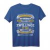 Lustiges Sternzeichen Zwillinge Geschenk Humor T-Shirt – Witziges Geburtstags- oder Weihnachtsgeschenk für Zwillinge mit Spaßfaktor