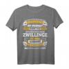 Lustiges Sternzeichen Zwillinge Geschenk Humor T-Shirt – Witziges Geburtstags- oder Weihnachtsgeschenk für Zwillinge mit Spaßfaktor