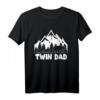 Papa Zwillinge Vater Geschenk - Papi T-Shirt zum Vatertag für stolze Zwillingsväter