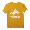 Papa Zwillinge Vater Geschenk - Papi T-Shirt zum Vatertag für stolze Zwillingsväter