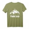 Papa Zwillinge Vater Geschenk - Papi T-Shirt zum Vatertag für stolze Zwillingsväter